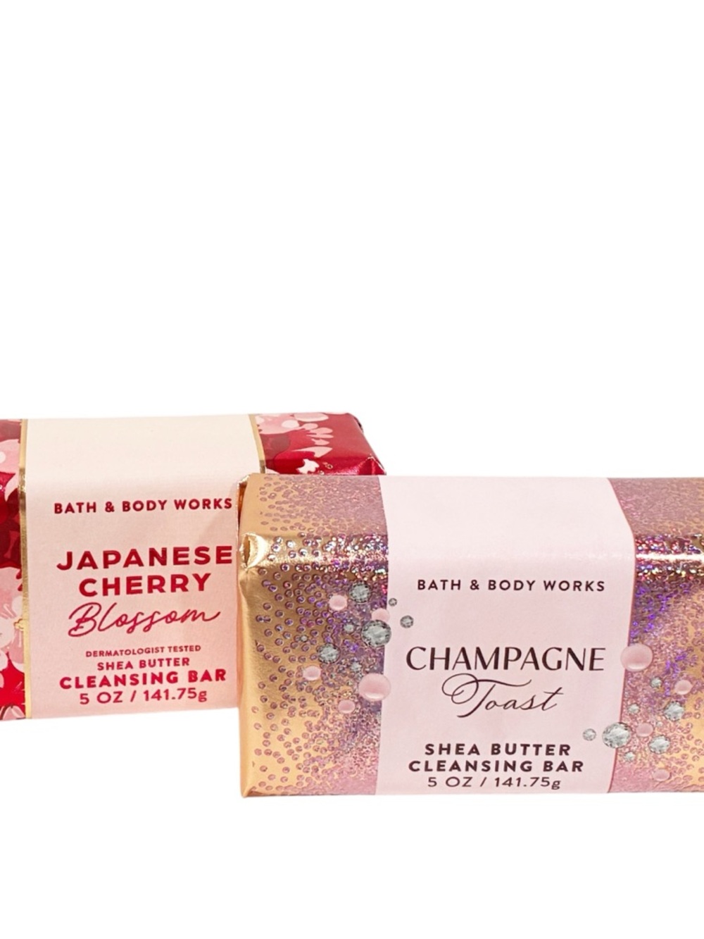 Bath and Body Works Japanese Cherry Blossom Champagne Toast Butter Cleansing Bar
